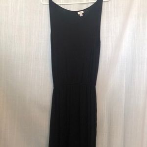 Black maxi dress
